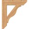 Ekena Millwork Funston Slat Smooth Bracket, Western Red Cedar, 5 1/2"W x 28"D x 32"H BKT06X28X32FST06SWR - alternate 3